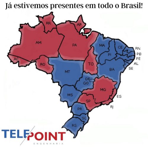 Mapa Telepoint Brasil